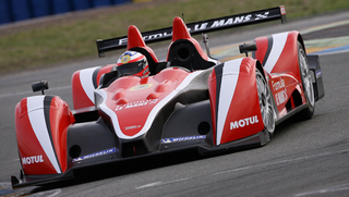 Illustration for article titled Corvette-Engined Formula Le Mans LMP2 Racer Makes Angry Noises